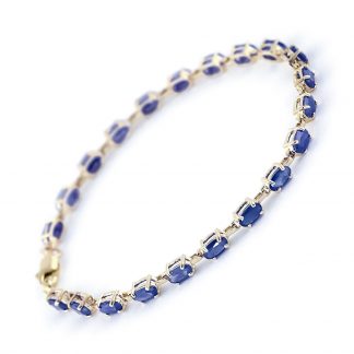 Sapphire Infinite Tennis Bracelet 8 ctw in 9ct Gold