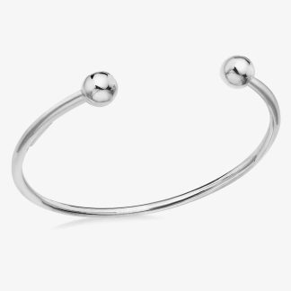 Sterling Silver Baby Torque Bangle 8.36.0390