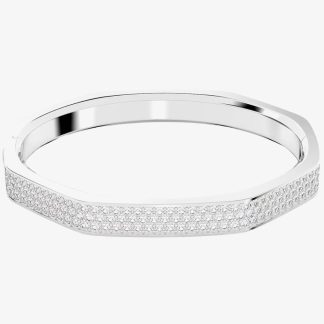 Swarovski Dextera Silver Octagon Bangle 5655624 (M)