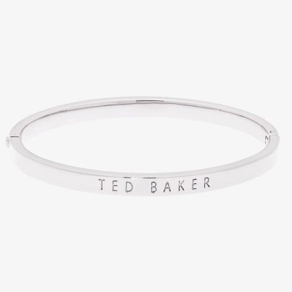 Ted Baker Clemina Silver Finish Hinged Bangle TBJ1568-01-03