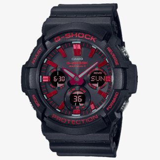Casio Mens G-Shock Red & Black Watch GAW-100BNR-1AER
