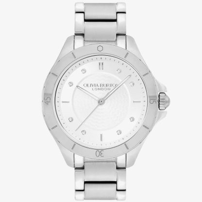 Olivia Burton Ladies Sport Luxe Guilloche Watch 24000039