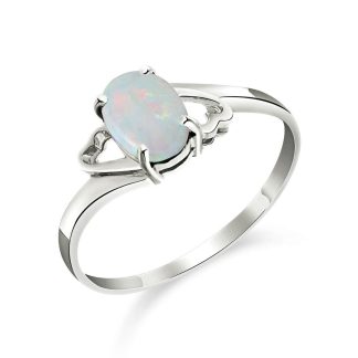 Opal Classic Desire Ring 0.45ct in 9ct White Gold