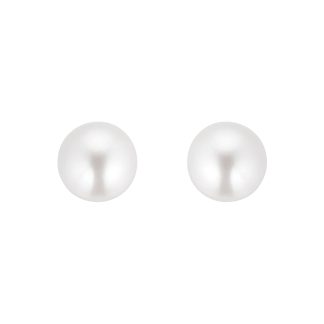 9ct Gold 7-7.5mm Cultured Fresh Water Pearl Stud Earrings