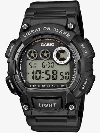 Casio CASIO Collection Digital Black Plastic Strap Watch W-735H-1AVEF