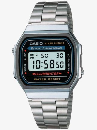 Casio CASIO Collection Retro Digital Black Bracelet Watch A168WA-1YES