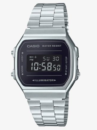 Casio CASIO Collection Retro Digital Steel Bracelet Watch A168WEM-1EF