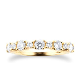 18ct Yellow Gold Diamond Eternity Ring