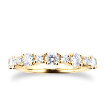 18ct Yellow Gold Diamond Eternity Ring