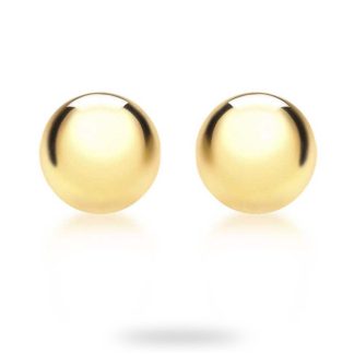 9ct Yellow Gold 5mm Ball Stud Earrings