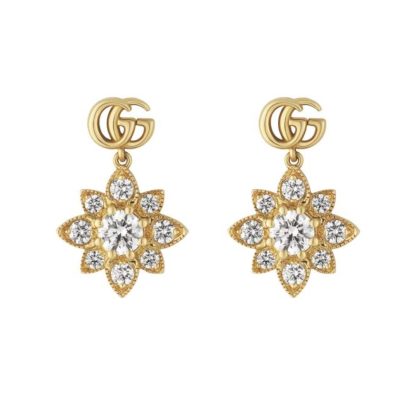 Exclusive Gucci Flora 18ct Yellow Gold Earrings