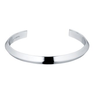 Silver Mens Open Cuff Bangle