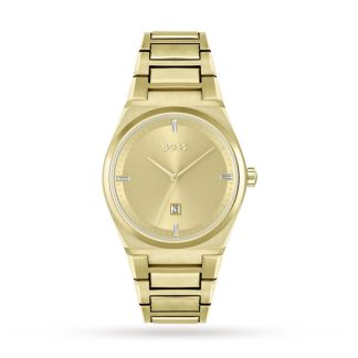 Steer 36mm Gold Dial Ladies Watch