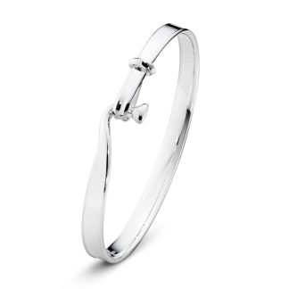 Sterling Silver Torun Bangle Medium