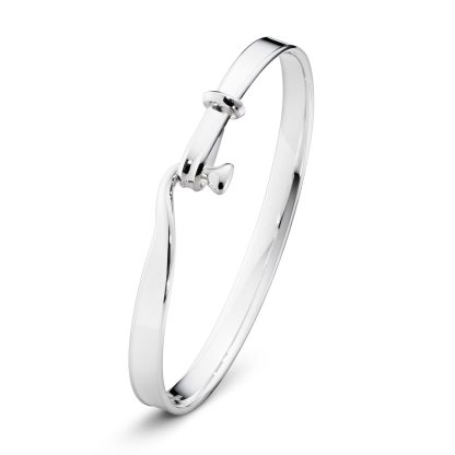 Sterling Silver Torun Bangle Medium