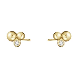 18ct Yellow Gold 0.07ct Diamond Stud Earrings