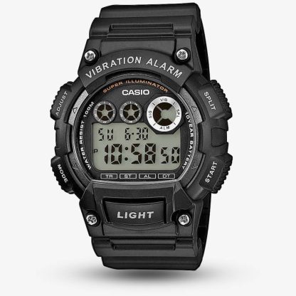 Casio CASIO Collection Digital Black Plastic Strap Watch W-735H-1AVEF