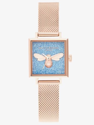 Olivia Burton Ladies Glitter Lucky Bee Watch OB16FB12