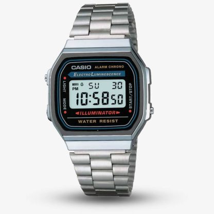 Casio CASIO Collection Retro Digital Black Bracelet Watch A168WA-1YES