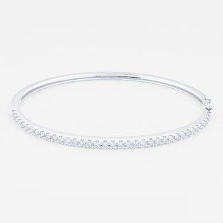 18ct White Gold 1.25cttw Diamond Bangle