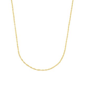 9ct Yellow Gold Singapore Chain Necklace