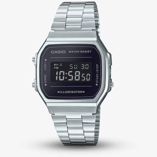 Casio CASIO Collection Retro Digital Steel Bracelet Watch A168WEM-1EF