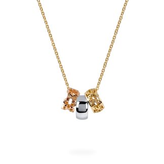 Dare to Dream 18ct Tri-Gold Triple Pendant