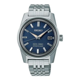 King Seiko 'Indigo Denim' 6R55 3 Day Power Reserve 38.3mm Mens Watch