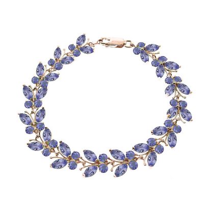 Tanzanite Mariah Signature Butterfly Bracelet in 9ct Rose Gold