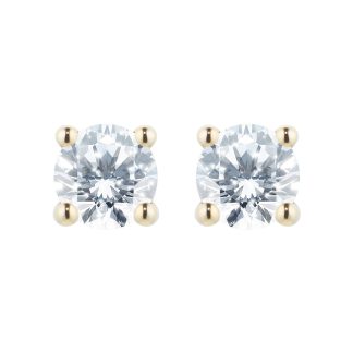 18ct Yellow Gold 0.25cttw Diamond Stud Earrings