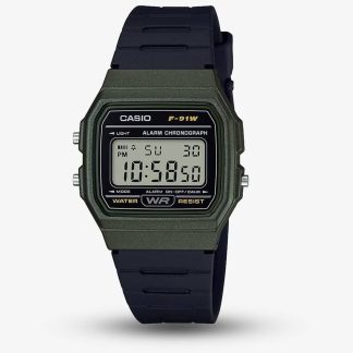 Casio CASIO Collection Dark Green Watch F-91WM-3AEF