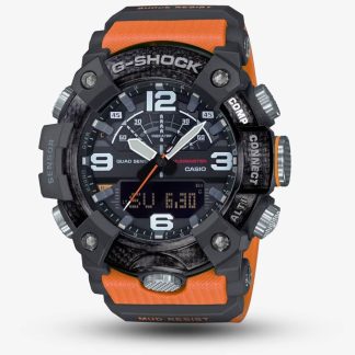 Casio G-Shock Master Of G Mudmaster Carbon Core Guard Dual Display Orange Smartwatch GG-B100-1A9ER