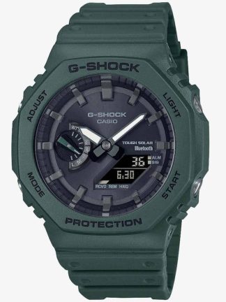 Casio G-Shock Bluetooth Solar 2100 Series Green Smartwatch GA-B2100-3AER