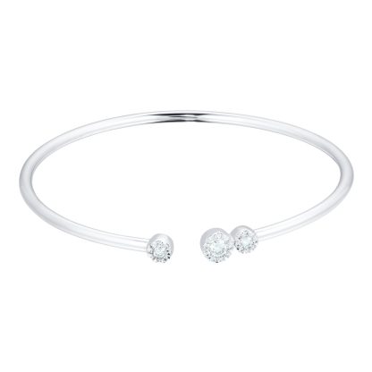 Masquerade 18ct White Gold 0.45cttw Diamond Bangle