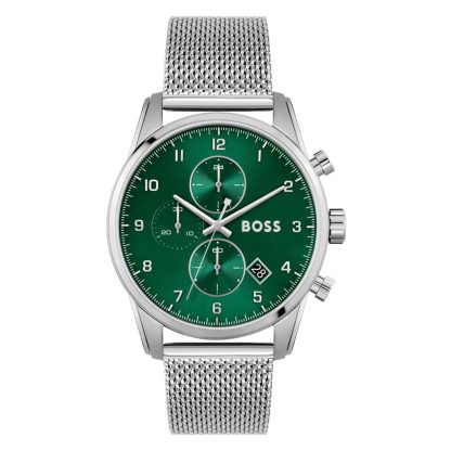 Sport Lux Skymaster Acier 44mm Mens Watch Green