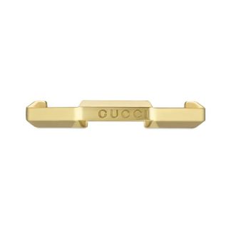 18ct Yellow Gold Gucci Link to Love Ring - Ring Size K