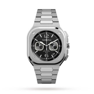 Br 05 Chrono Black Steel 42mm