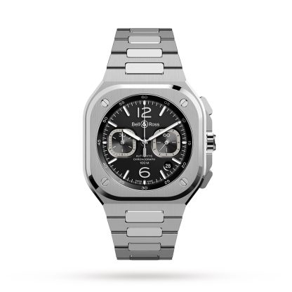 Br 05 Chrono Black Steel 42mm