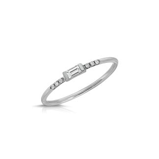 Diamond Ring in 9ct White Gold