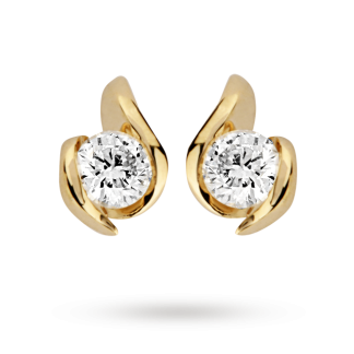 9 Carat Gold 0.25ct Wrapped In Love Diamond Earrings