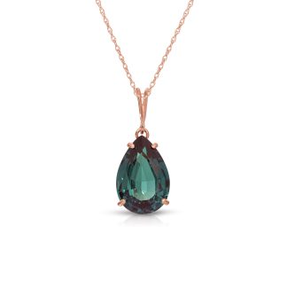 Alexandrite Alanna Classic Pendant Necklace in 9ct Rose Gold
