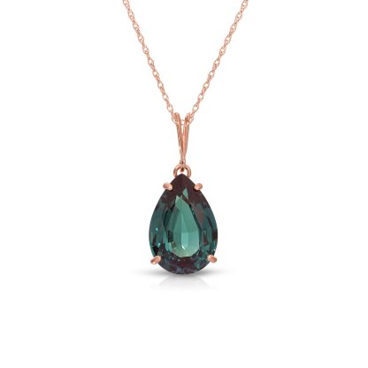 Alexandrite Alanna Classic Pendant Necklace in 9ct Rose Gold