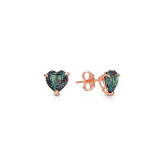 Alexandrite Eloise Classic Stud Earrings in 9ct Rose Gold