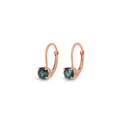 Alexandrite Frida Drop Earrings in 9ct Rose Gold
