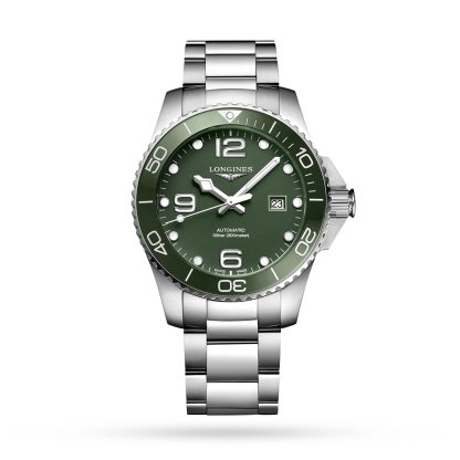 HydroConquest 43mm Mens Watch Green