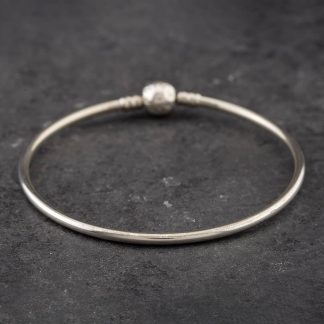 Pre-Owned Pandora Silver Large Charm Bangle 41221265